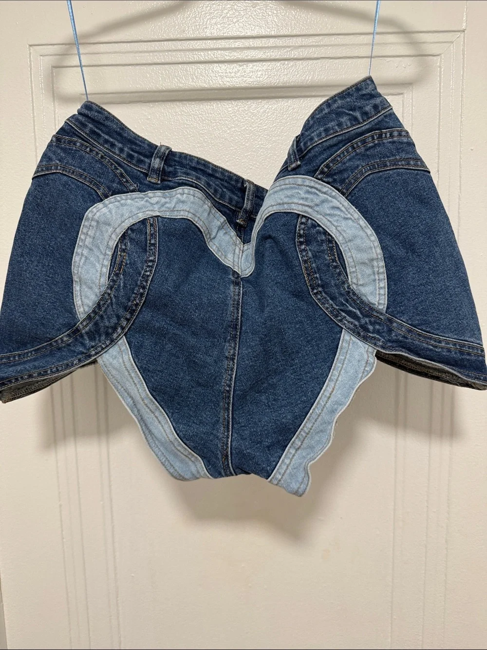 So much love denim short set.